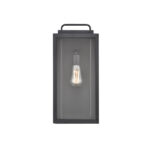 Millennium Lighting 260101-TBK Gallatin One Light Outdoor Wall Mount Textured Black finish