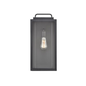 Millennium Lighting 260101-TBK Gallatin One Light Outdoor Wall Mount Textured Black finish