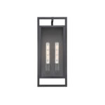Millennium Lighting 270102-TBK Agatha Two Light Outdoor Wall Mount Textured Black finish