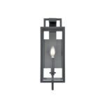 Millennium Lighting 280001-TBK Lamont One Light Outdoor Wall Mount Textured Black finish