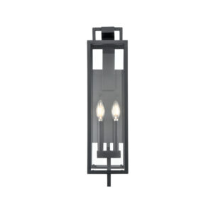 Millennium Lighting 280002-TBK Lamont Two Light Outdoor Wall Mount Textured Black finish