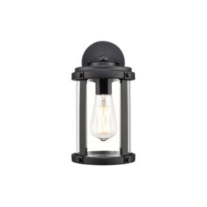 Millennium Lighting 290001-TBK One Light Outdoor Wall Mount Textured Black finish