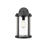 Millennium Lighting 290101-TBK One Light Outdoor Wall Mount Textured Black finish