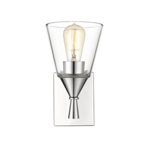 Millennium Lighting 410001-CH Artini One Light Wall Sconce Chrome finish