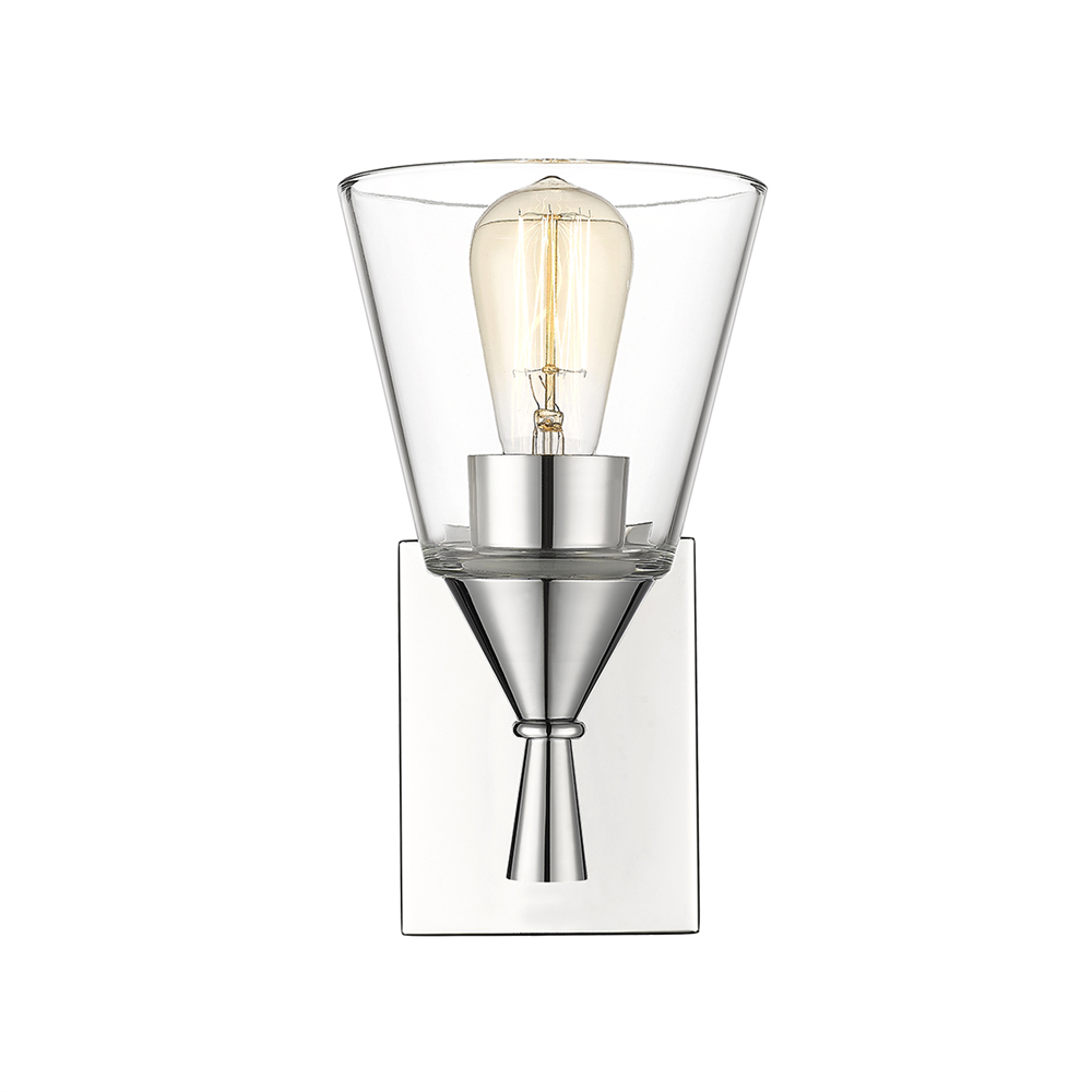 Millennium Lighting 410001-CH Artini One Light Wall Sconce Chrome finish