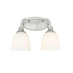 Millennium Lighting 491002-BN Alberta Two Light Vanity Brushed Nickel finish
