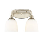 Millennium Lighting 491002-MG Alberta Two Light Vanity Modern Gold finish