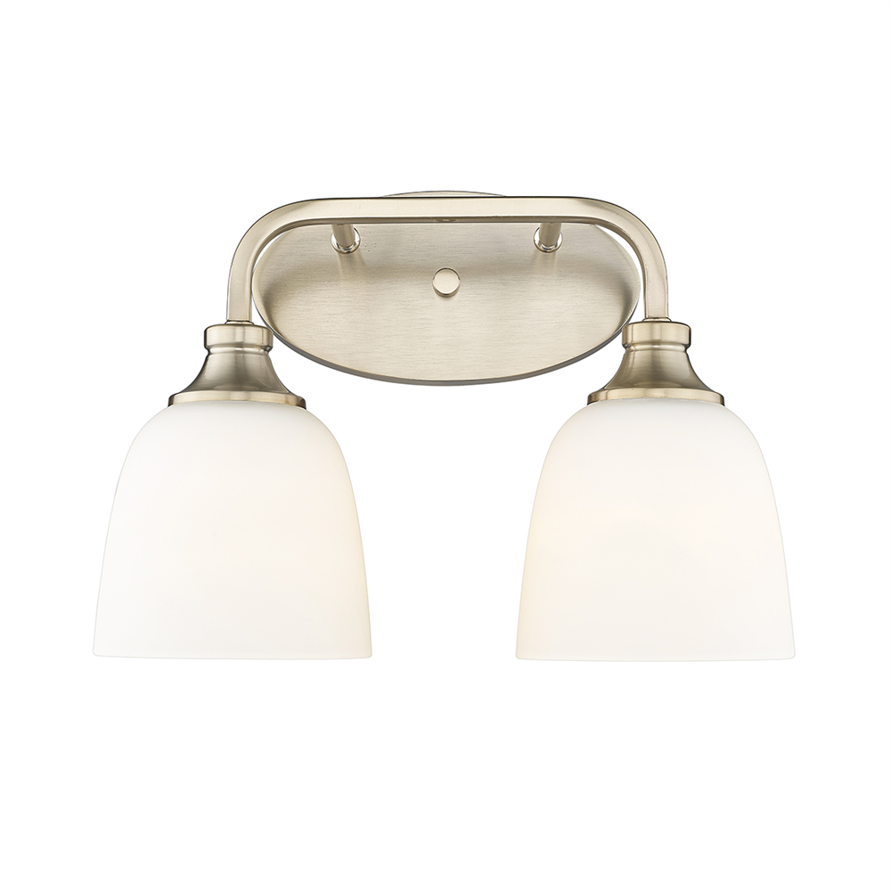 Millennium Lighting 491002-MG Alberta Two Light Vanity Modern Gold finish