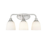 Millennium Lighting 491003-BN Alberta Three Light Vanity Brushed Nickel finish
