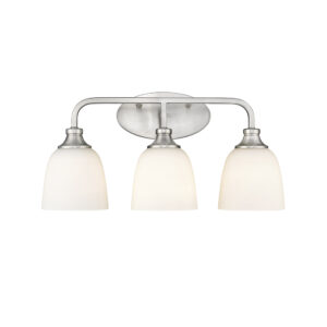 Millennium Lighting 491003-BN Alberta Three Light Vanity Brushed Nickel finish