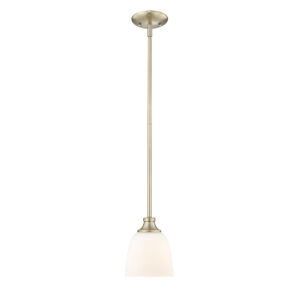 Millennium Lighting 492001-BN Alberta One Light Mini-Pendant Brushed Nickel finish