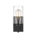 Millennium Lighting 493001-MB Janna One Light Wall Sconce Matte Black finish