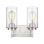 Millennium Lighting 494002-BN Janna Two Light Vanity Brushed Nickel finish