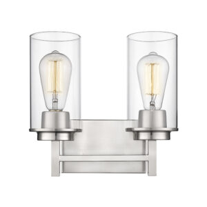 Millennium Lighting 494002-BN Janna Two Light Vanity Brushed Nickel finish