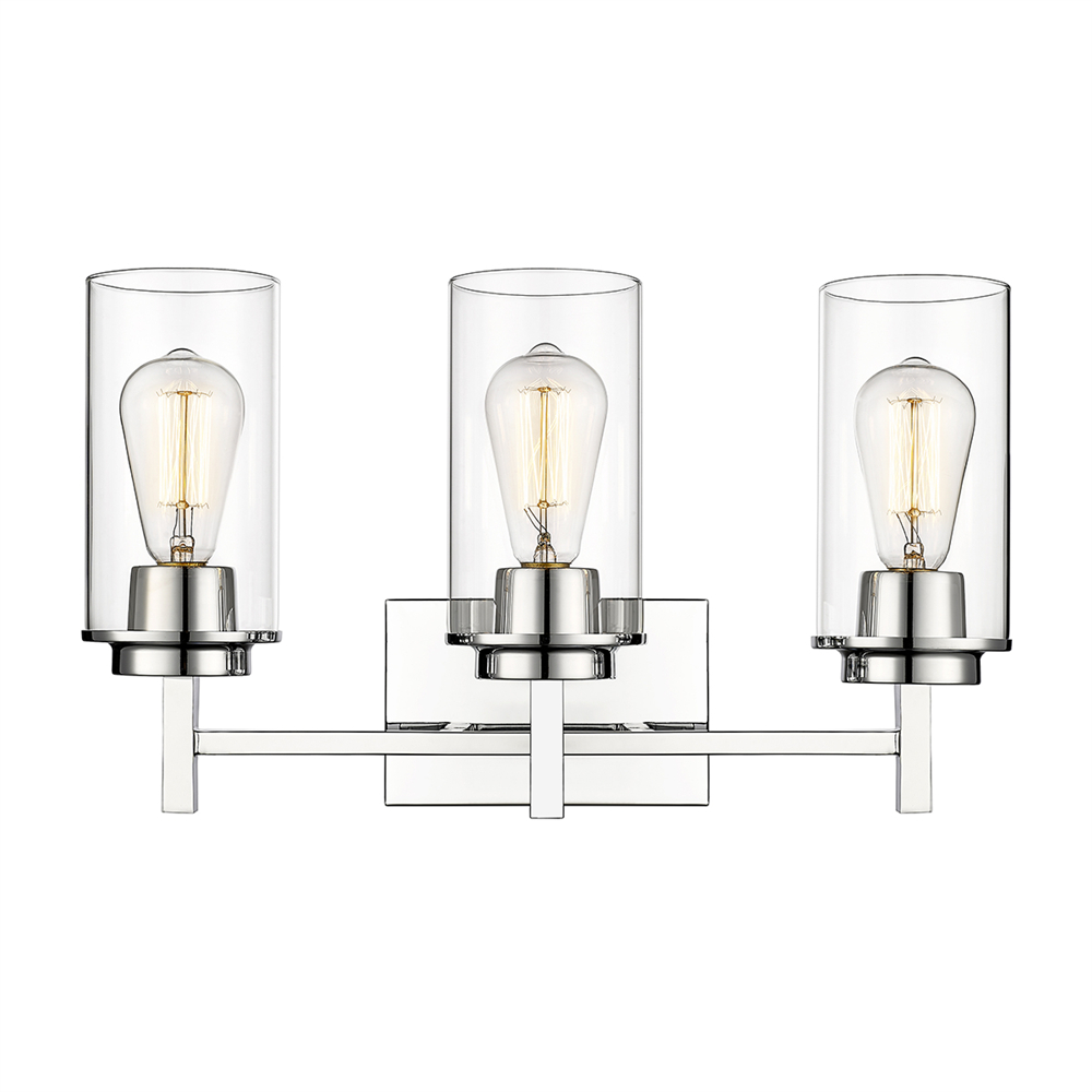 Millennium Lighting 494003-BN Janna Three Light Vanity Brushed Nickel finish