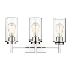 Millennium Lighting 494003-CH Janna Three Light Vanity Chrome finish