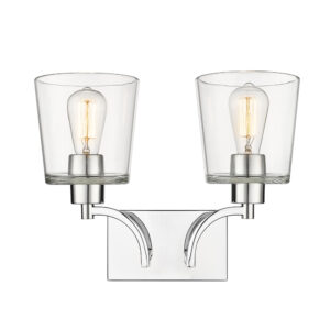 Millennium Lighting 496002-CH Evalon Two Light Vanity Chrome finish