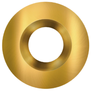 Goodlite G-21415 4 Inch Brushed Brass Round Trim