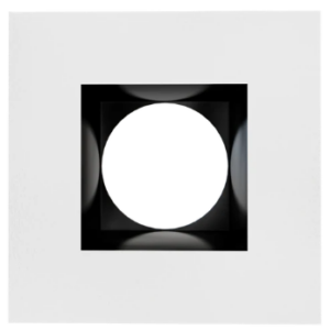 Goodlite G-21422 4 Inch Two-Tone Square Trim