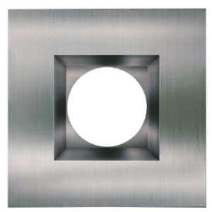 Goodlite G-21424 4 Inch Brushed Nickel Square Trim