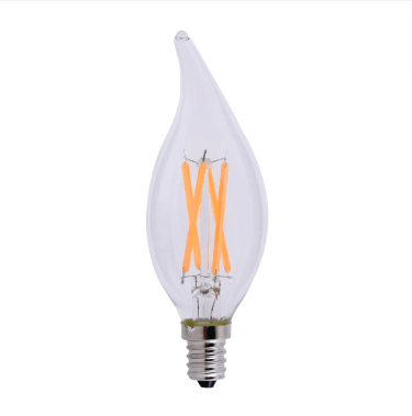 Goodlite G-83380 3.5w Candelabra Flame Tip Bulb 2700k