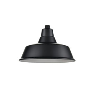Millennium Lighting RCLWS14-SB R Series 14˝  Classic Warehouse One Light Shade Satin Black finish