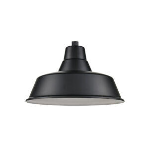 Millennium Lighting RCLWS17-SB R Series 17˝  Classic Warehouse One Light Shade Satin Black finish
