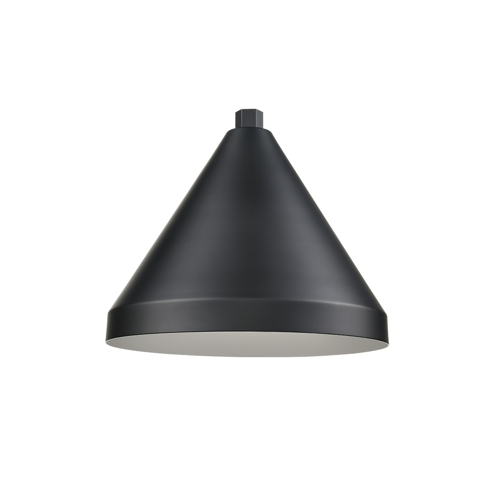Millennium Lighting RCS13-SB R Series 13˝ Cone One Light Shade Satin Black finish
