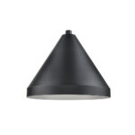 Millennium Lighting RCS17-SB R Series 17˝ Cone One Light Shade Satin Black finish