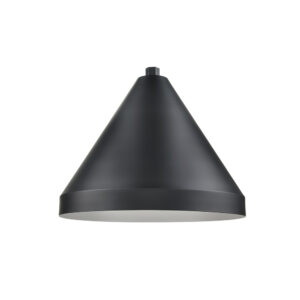 Millennium Lighting RCS17-SB R Series 17˝ Cone One Light Shade Satin Black finish