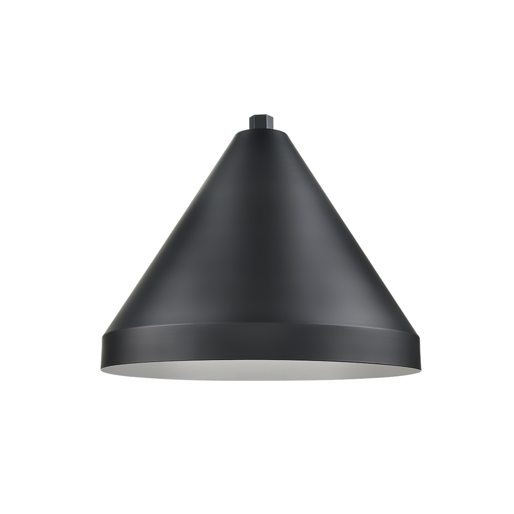 Millennium Lighting RCS17-SB R Series 17˝ Cone One Light Shade Satin Black finish
