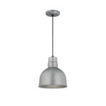 Millennium Lighting RDBC10-GA R Series 10˝ Deep Bowl Cord Hung Shade Galvanized finish