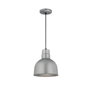 Millennium Lighting RDBC10-GA R Series 10˝ Deep Bowl Cord Hung Shade Galvanized finish