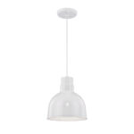 Millennium Lighting RDBC10-WH R Series 10˝ Deep Bowl Cord Hung Shade White finish