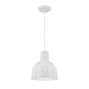 Millennium Lighting RDBC10-WH R Series 10˝ Deep Bowl Cord Hung Shade White finish
