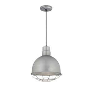 Millennium Lighting RDBC12-GA R Series 12˝ Deep Bowl Cord Hung Shade Galvanized finish