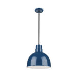 Millennium Lighting RDBC12-NB R Series 12˝ Deep Bowl Cord Hung Shade Navy Blue finish