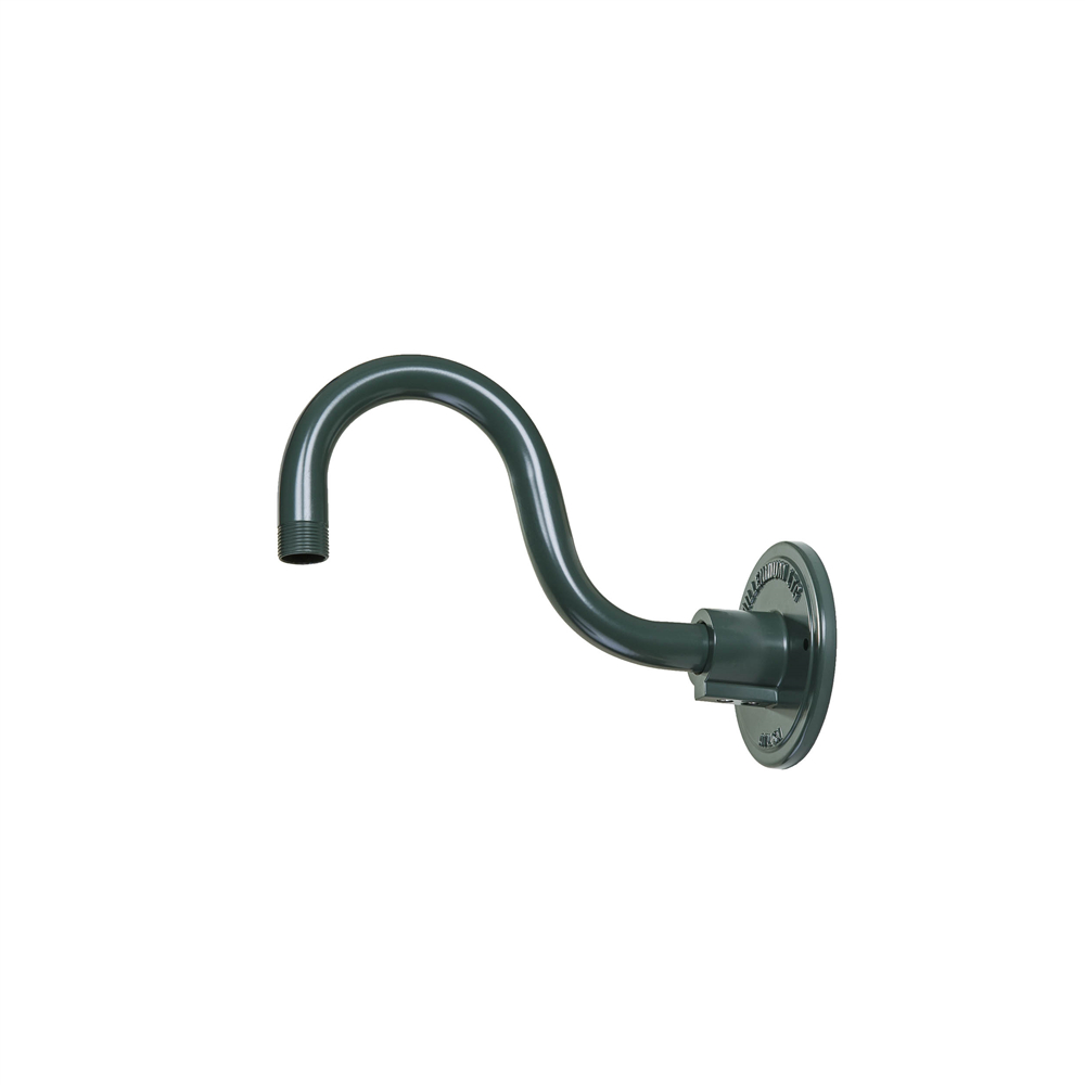 Millennium Lighting RGN10-SG R Series Long Goose Neck Stem Satin Green finish