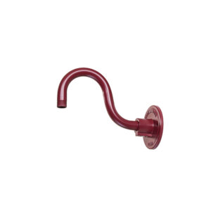 Millennium Lighting RGN10-SR R Series Long Goose Neck Stem Satin Red finish