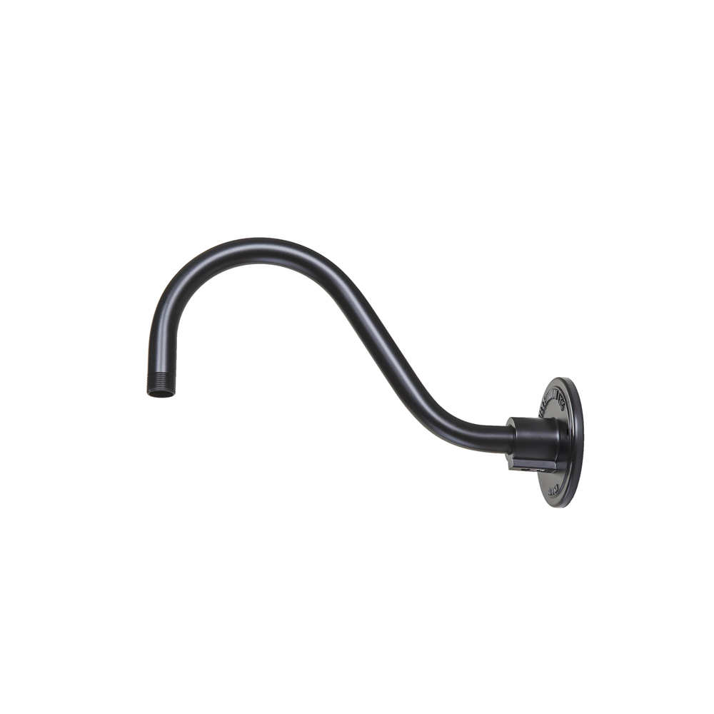 Millennium Lighting RGN15-SB R Series Traditional Goose Neck Satin Black finish