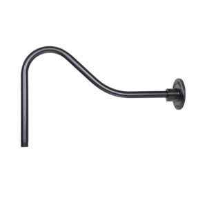 Millennium Lighting RGN23-SB R Series Traditional Goose Neck Satin Black finish