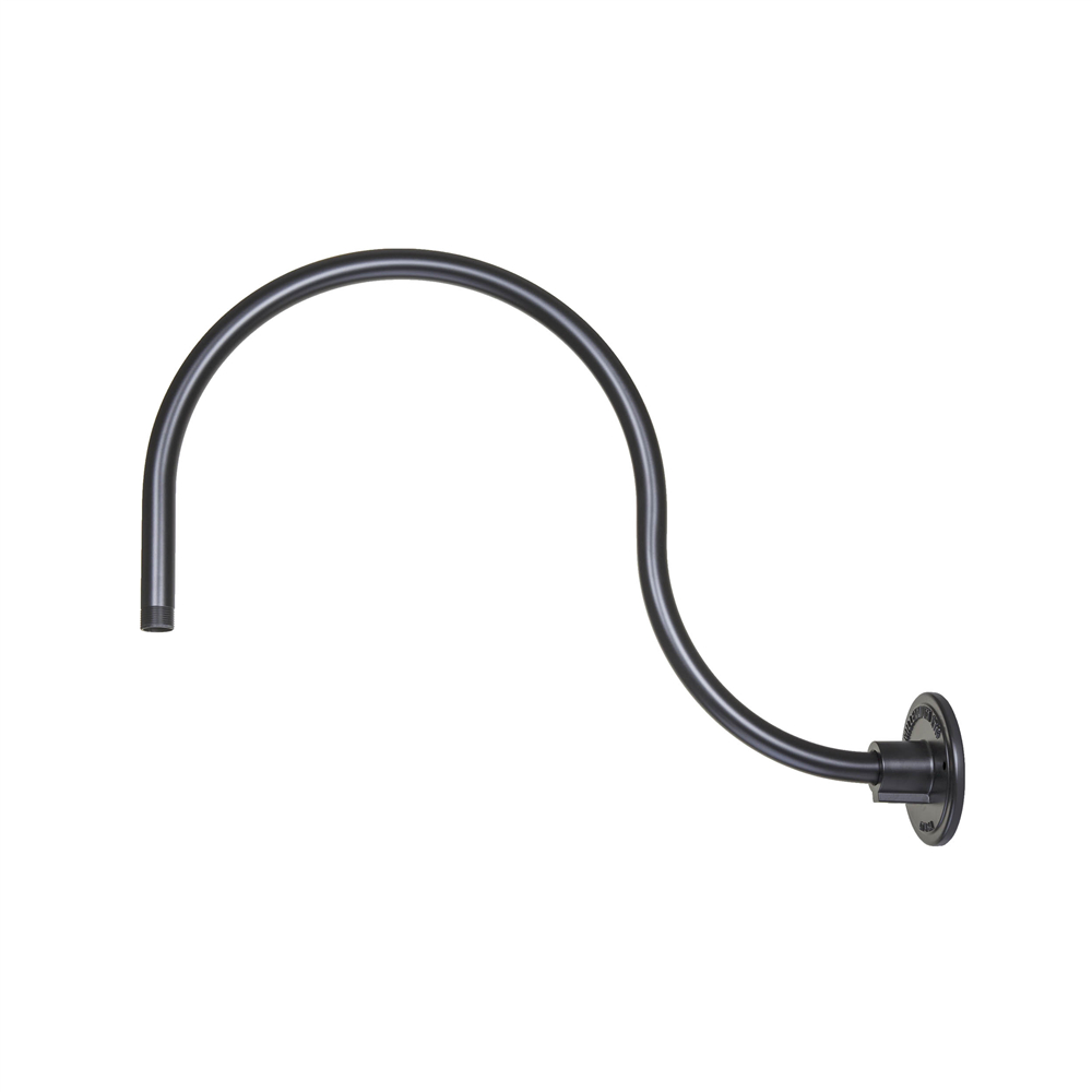 Millennium Lighting RGN24-SB R Series Traditional Goose Neck Satin Black finish