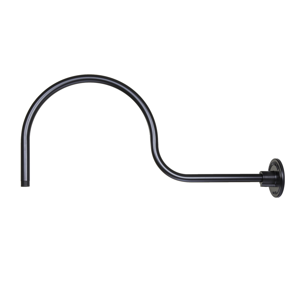 Millennium Lighting RGN30-SB R Series Traditional Goose Neck Satin Black finish
