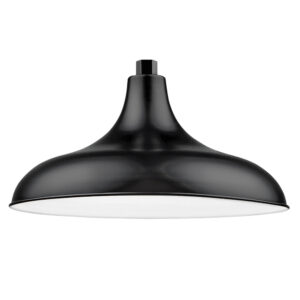 Millennium Lighting RMWHS17-SB R Series 17˝ Modified Warehouse Shade Satin Black finish