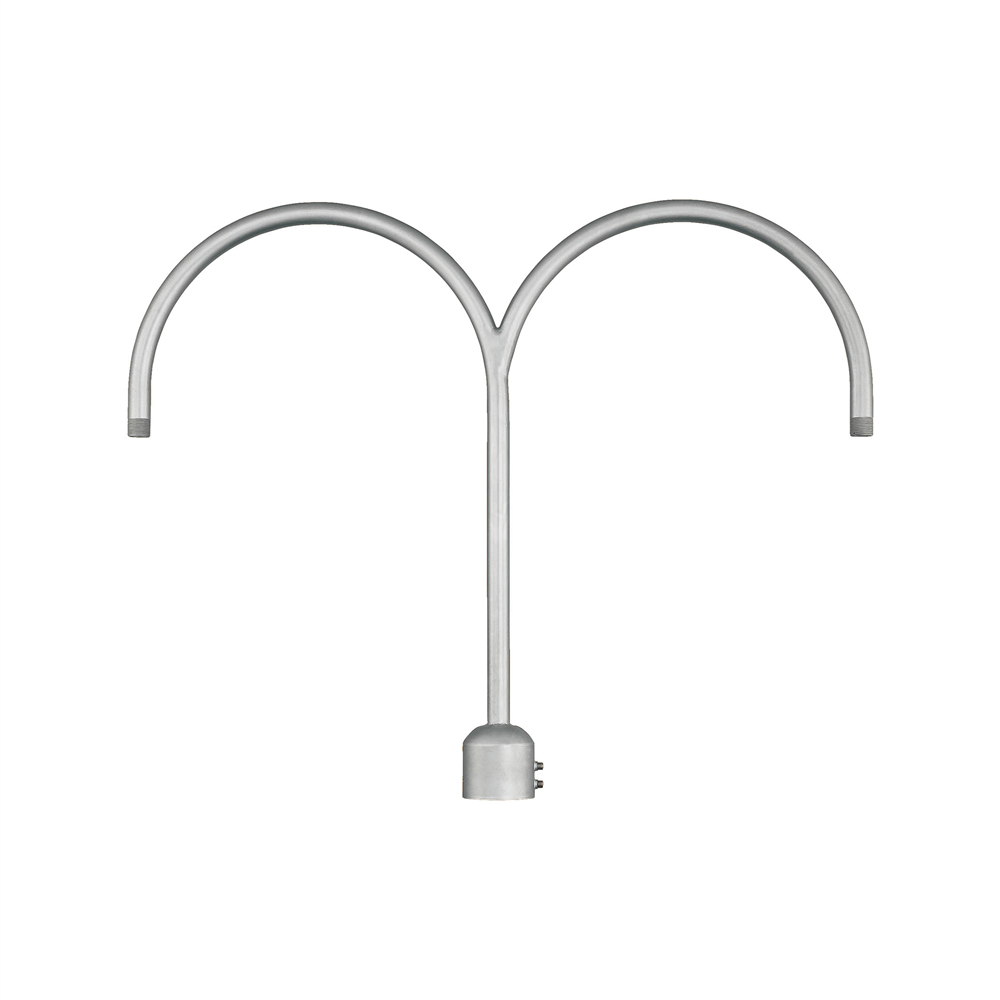 Millennium Lighting RPAD-GA R Series Double Post Adapter Galvanized finish