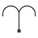 Millennium Lighting RPAD-SB R Series Double Post Adapter Satin Black finish