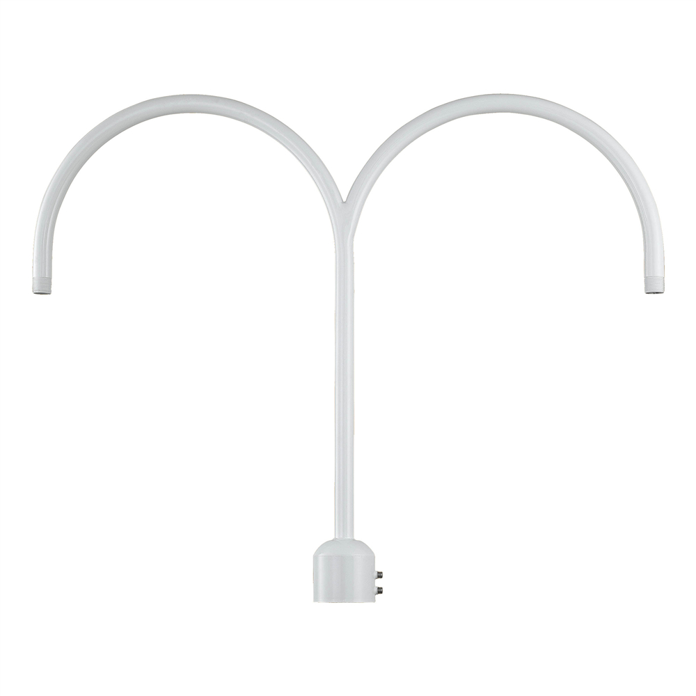Millennium Lighting RPAD-WH R Series Double Post Adapter White finish