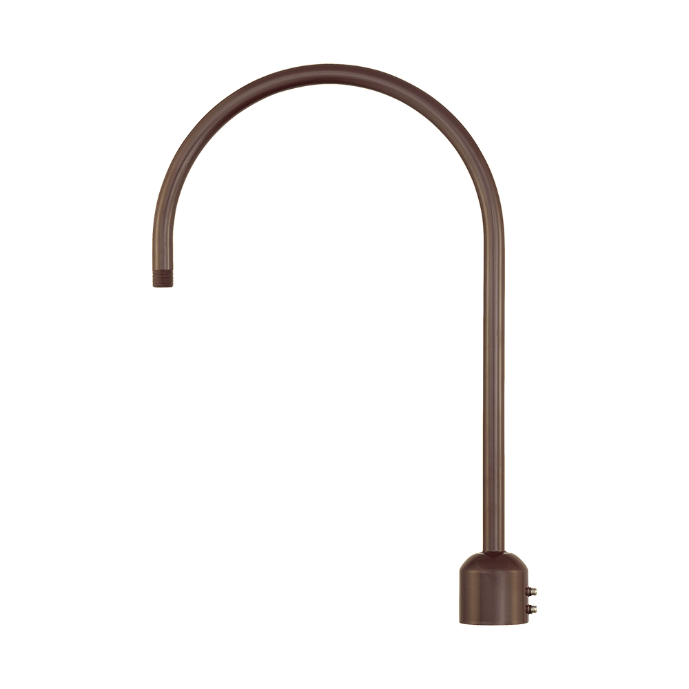 Millennium Lighting RPAS-ABR R Series Single Post Adapter Architectural Bronze finish