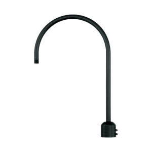 Millennium Lighting RPAS-SB R Series Single Post Adapter Satin Black finish
