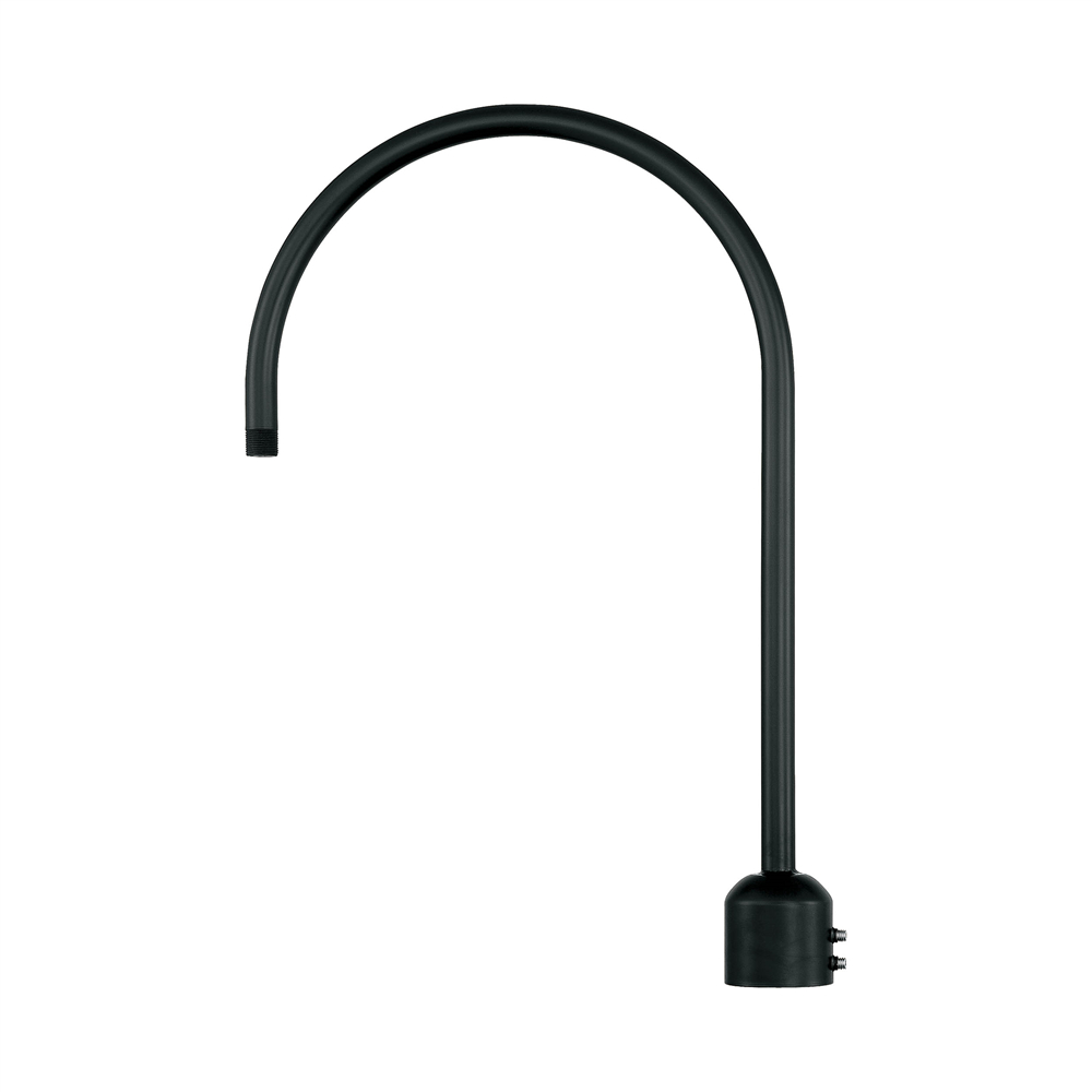 Millennium Lighting RPAS-SB R Series Single Post Adapter Satin Black finish